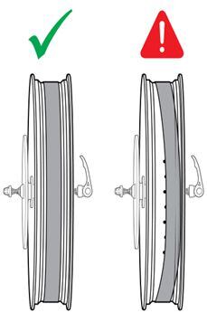 The rim strip can be misaligned on RadWagon 4 ebikes, causing the inner tube to pop and damage the tire, according to the recall.